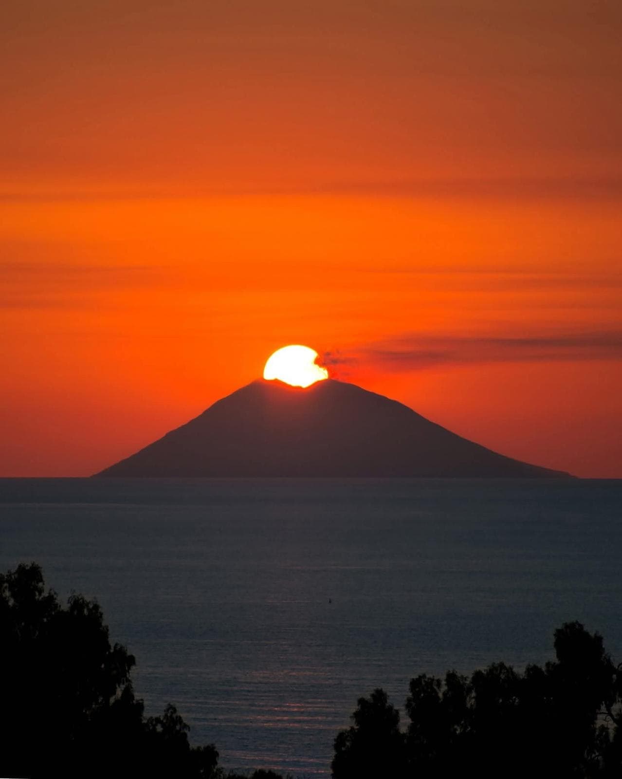 Stromboli by night